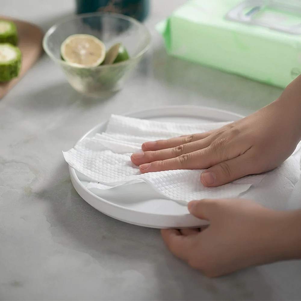 NetEase Yanxuan Kitchen Degreasing Cleaning Wipes 40 Sheets x 3 Packs – Grease-Cutting Wet Wipes for Stovetops & Range Hoods - Image 3