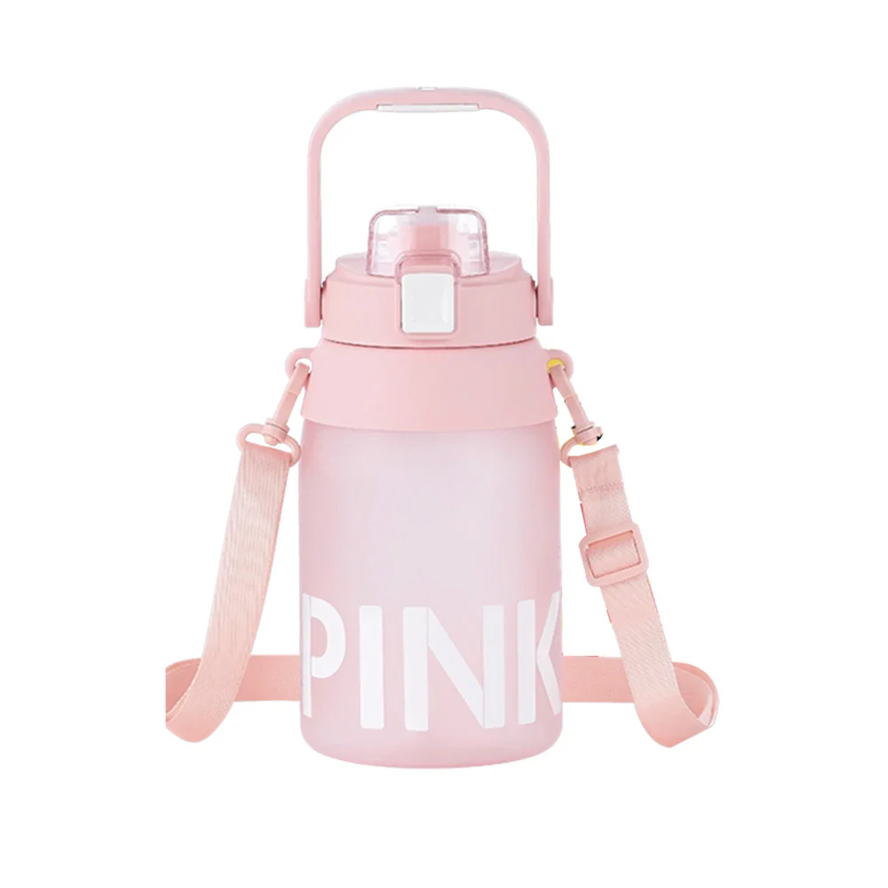 Lifease Large Capacity Cup, Safe Tritan Material, Peach Pink, 1.4L - Image 3