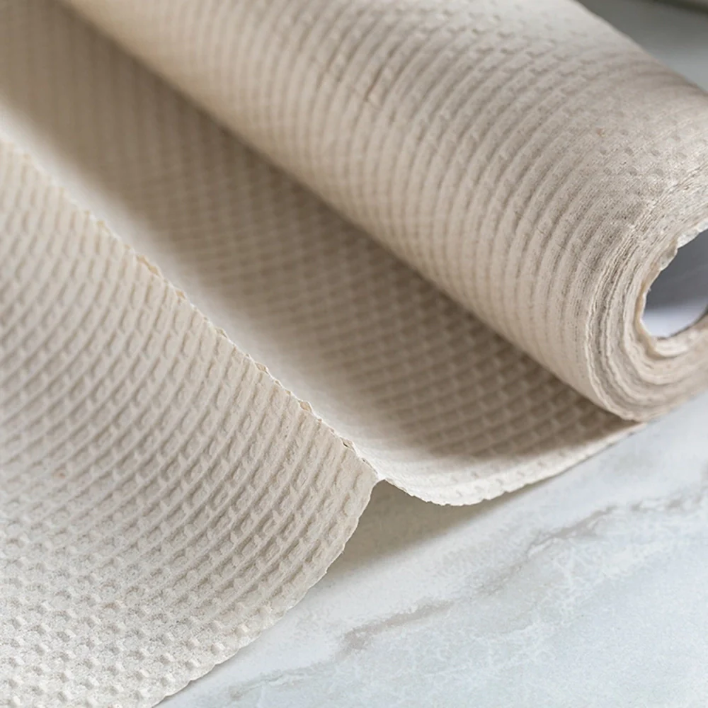 Lifease Natural Color Lazy Cleaning Cloth - 1 Roll, 50 Sheets - Image 2