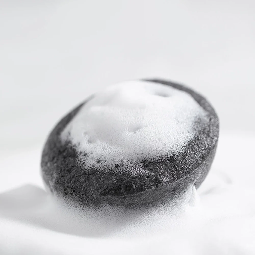 Lifease Upgraded Charcoal Konjac Facial Sponge - 1 Piece - Image 2
