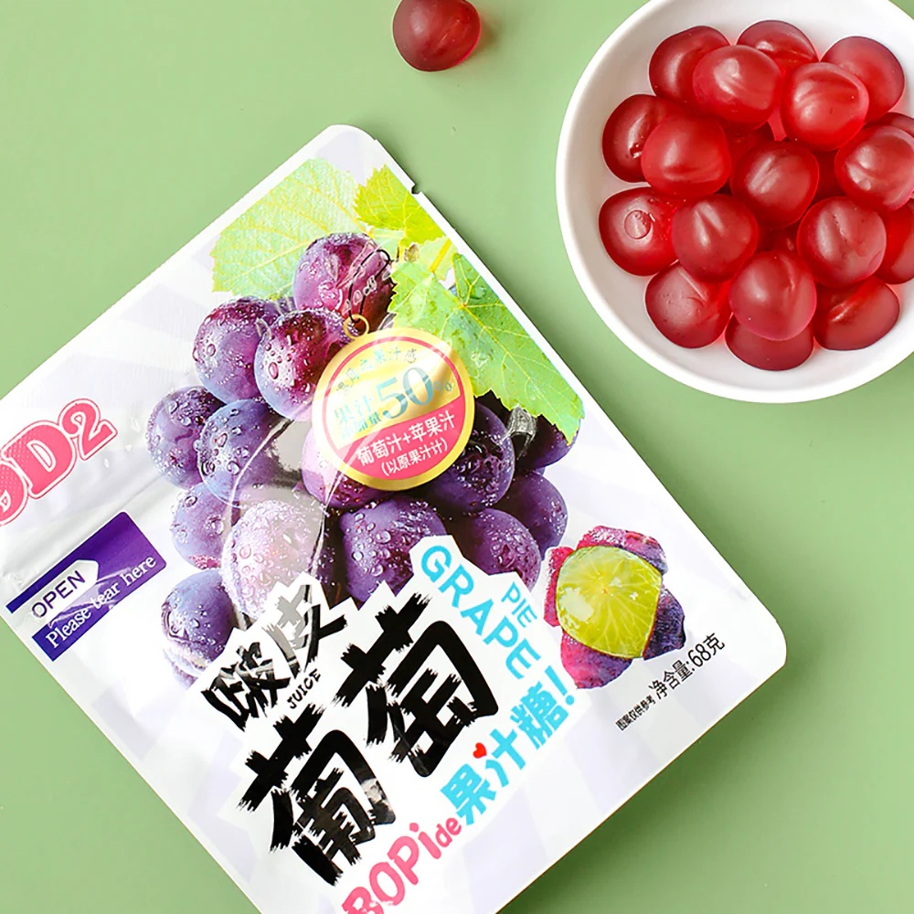 Newton Bopi Grape Juice Candy - 68g - Image 3