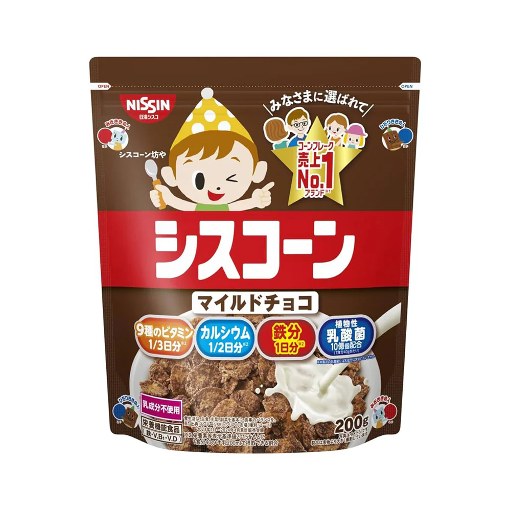 Nissin Chocolate Breakfast Cornflakes 200g