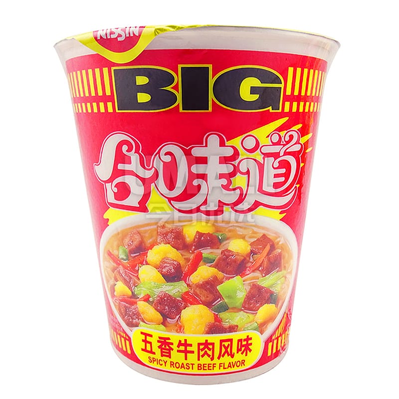 Nissin Cup Noodles Big - Spicy Roast Beef Flavor - 110g