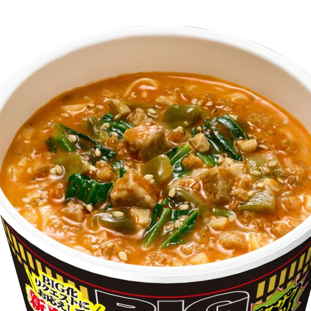 Nissin Cup Noodles BIG Tantanmen 87g – Spicy Sesame Dan Dan Instant Ramen Bowl - Image 2