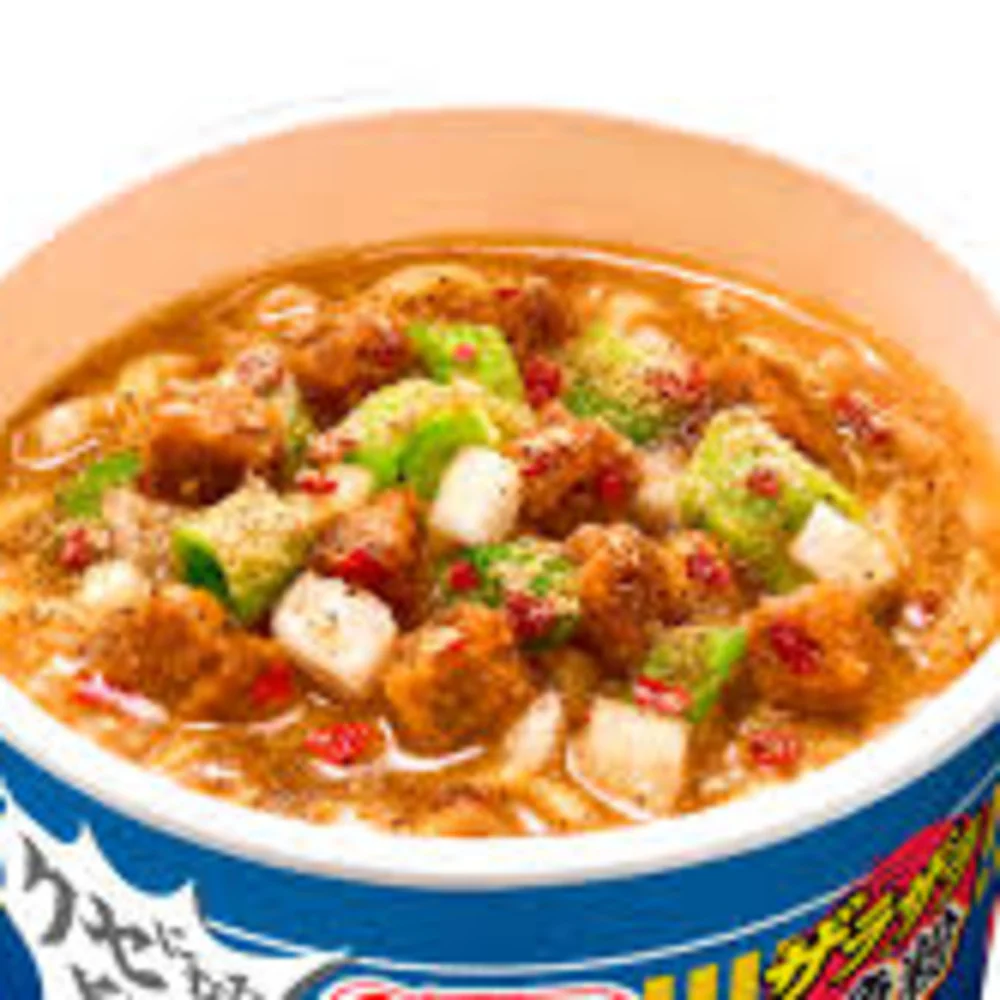 Nissin Cup Noodles Gyoton Fish & Pork Bone Broth 85g - Bonito-Tonkotsu Ramen Cup - Image 3