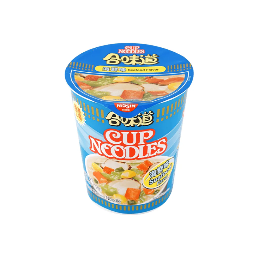 Nissin Cup Noodles Seafood Flavor - 72g - Image 2