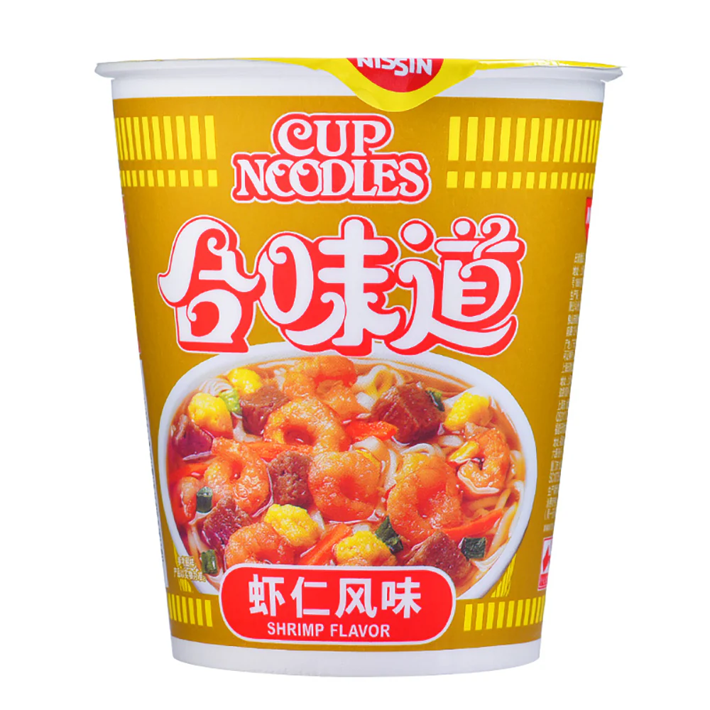 Nissin Cup Noodles Shrimp Flavor - 74g - Image 4