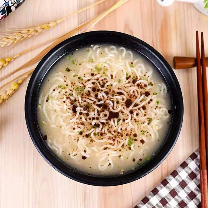 Nissin Demae Ramen Black Garlic Oil Tonkotsu Pork Flavour - 100g x 5 Packs x 6 Sets/Box - Image 3