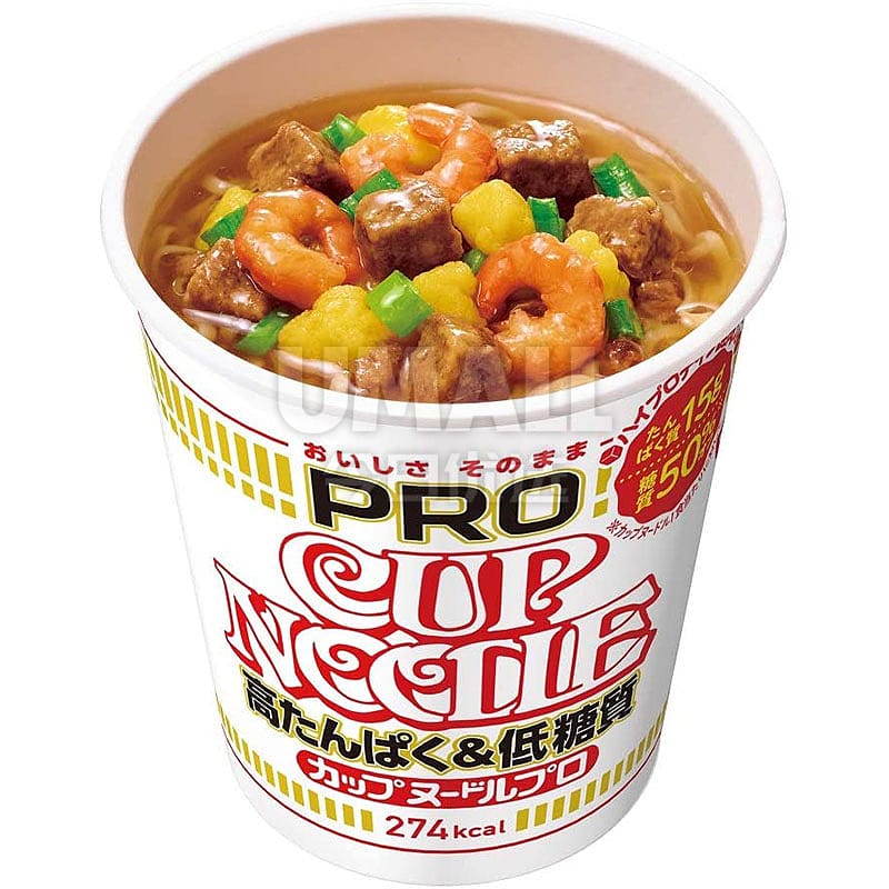 Nissin Pro Cup Noodles - Original Flavor, High Calcium & Low Sugar - 74g - Image 2