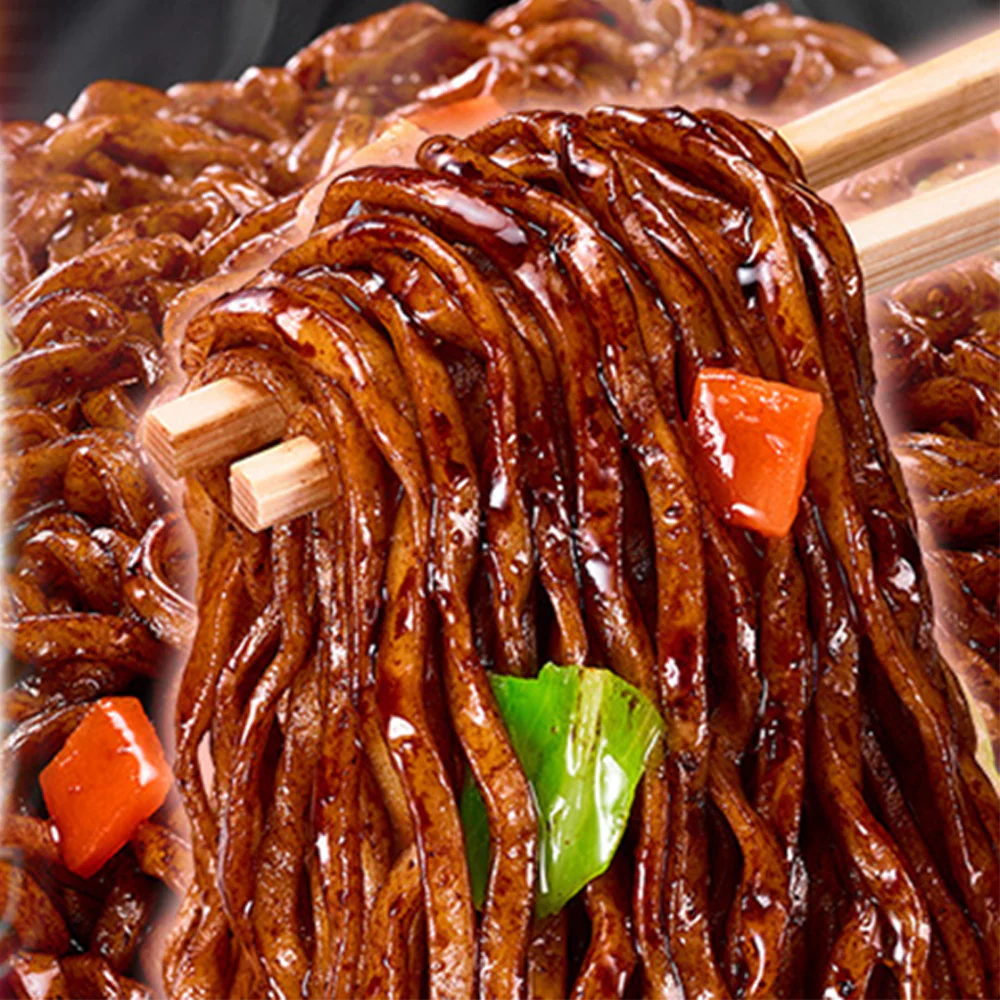 Nissin UFO Korean Style Jajangmyeon Instant Noodles - 164g - Image 2