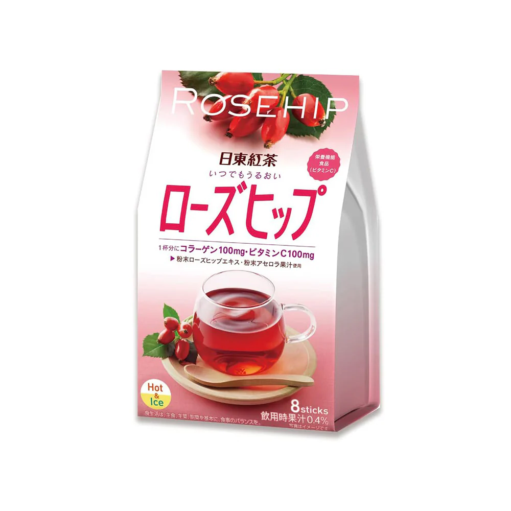 Nittoh Rosehip Instant Drink - 8 Sticks, 88g