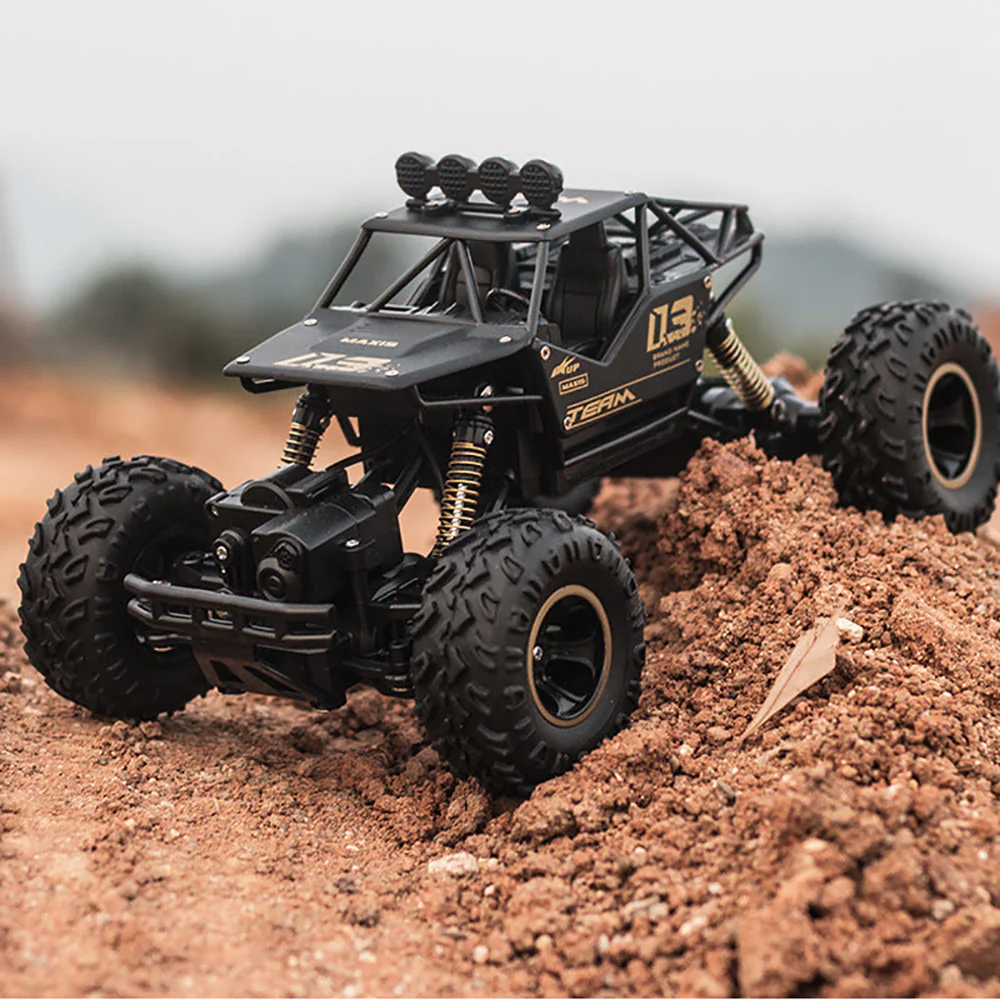 No Brainer 4WD Remote Control Monster Truck - Black - Image 3