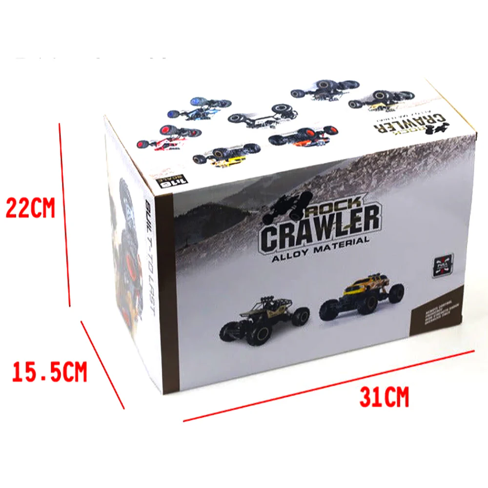 No Brainer 4WD Remote Control Monster Truck - Gold - Image 3