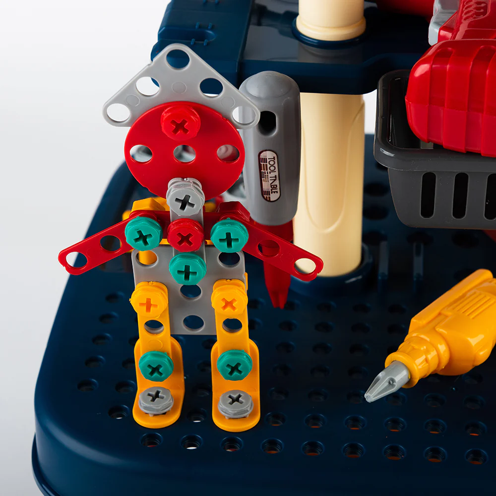 No Brainer Children's Creative Double-Sided Tool Bench Set - Image 3