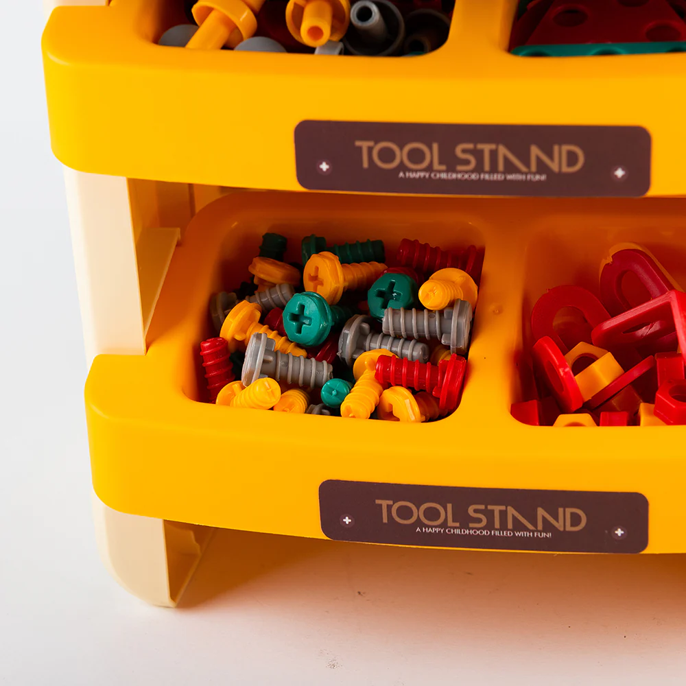 No Brainer Children's Creative Double-Sided Tool Bench Set - Image 4