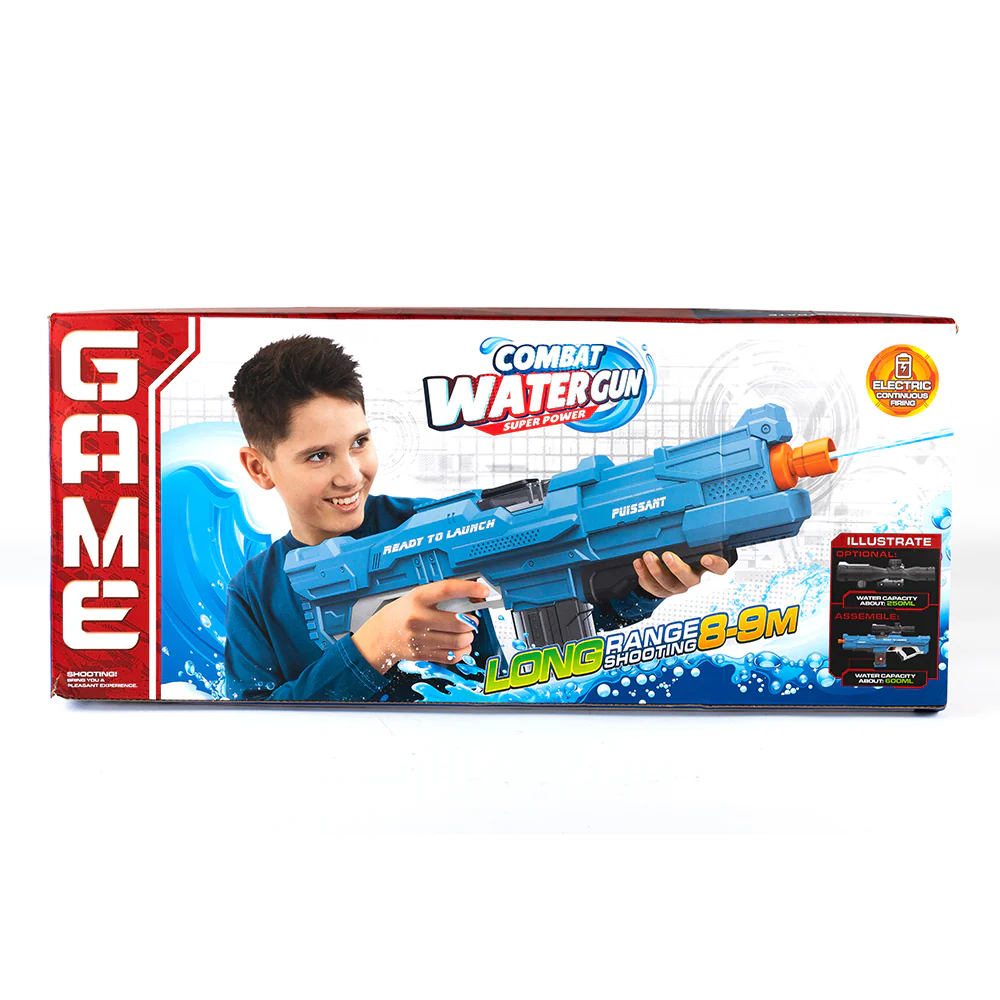 No Brainer Large Electric Water Gun - Random Red or Blue - Image 4
