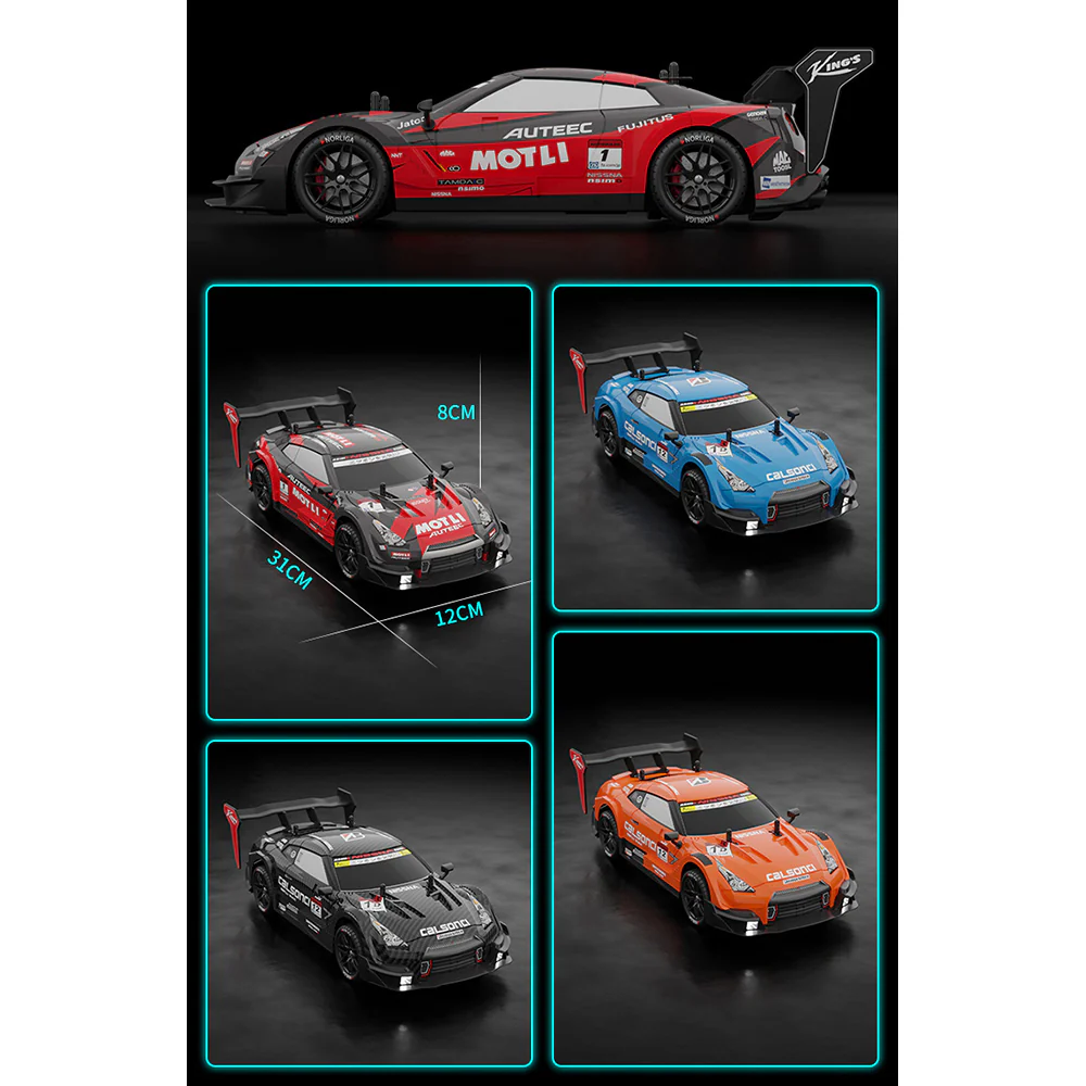 No Brainer Remote Control Drift Car - Black - Image 3