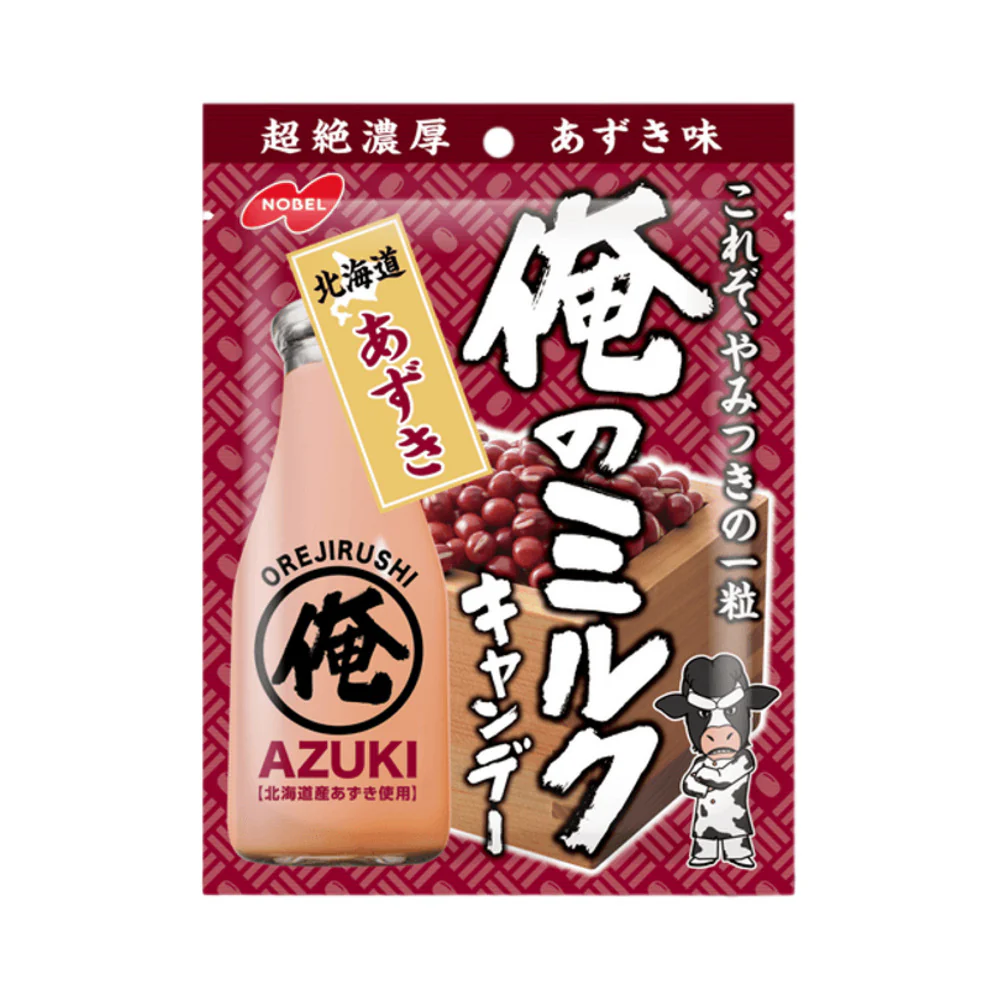 Nobel "Ore no Milk" Azuki Milk Candy – Hokkaido Red Bean Flavour 80g