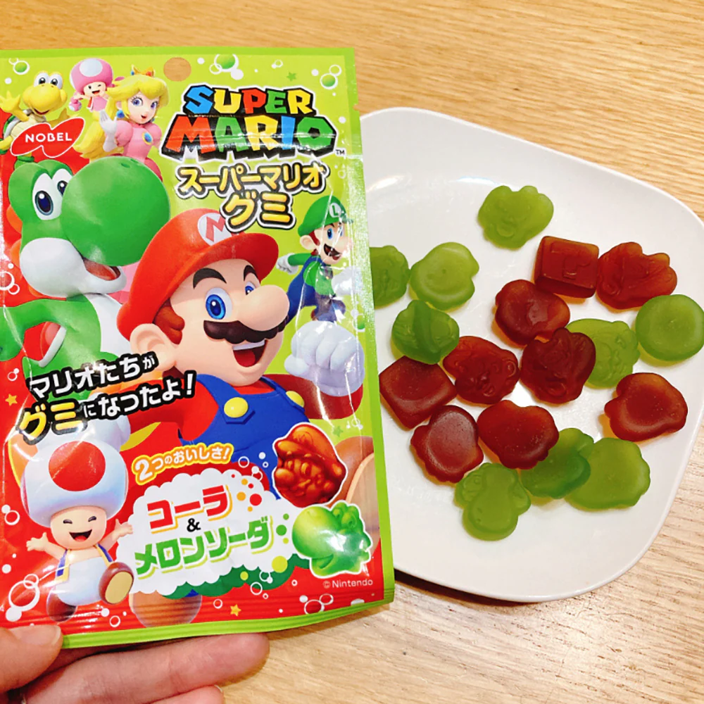 Nobel Super Mario Gummies - Cola & Melon Flavor, 85g - Image 2