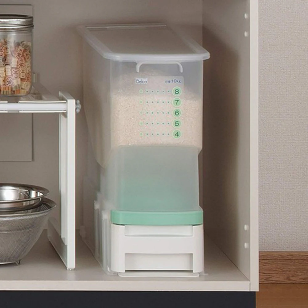 Nobuaki Belca Antibacterial Moisture-Proof Rice Dispenser - 10kg - Image 2