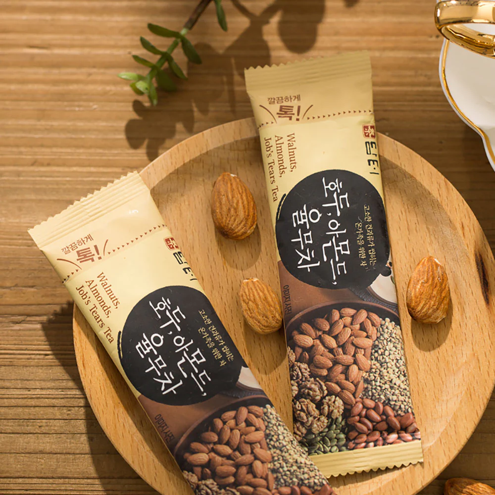 Nok Cha Won Walnut Almond Job's Tears Tea - 18g x 15 Sticks - Image 4