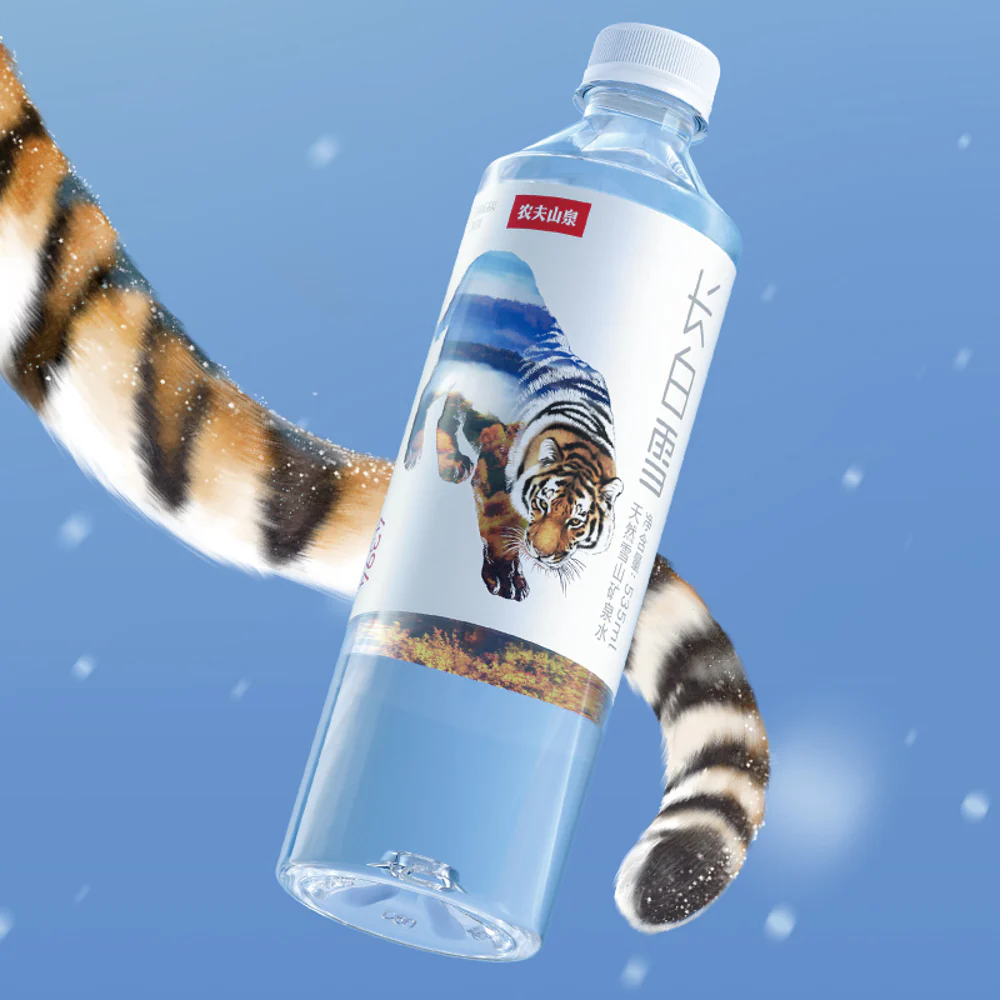 Nongfu Spring Changbai Snow Natural Mountain Mineral Water 535ml – Premium Bottled Water - Image 3