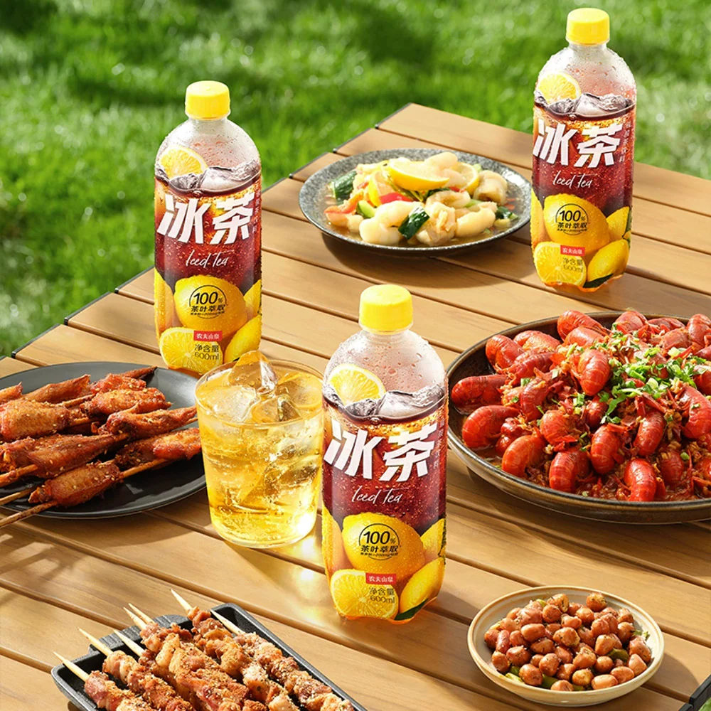 Nongfu Spring Lemon Black Iced Tea 600ml - Image 3