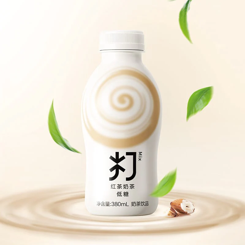 Nongfu Spring Low Sugar Black Tea Milk Tea - 380ml - Image 2