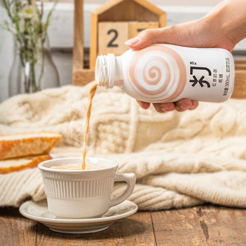 Nongfu Spring Low Sugar Milk Tea - Black Tea, 380ml x 15 Bottles - Image 3