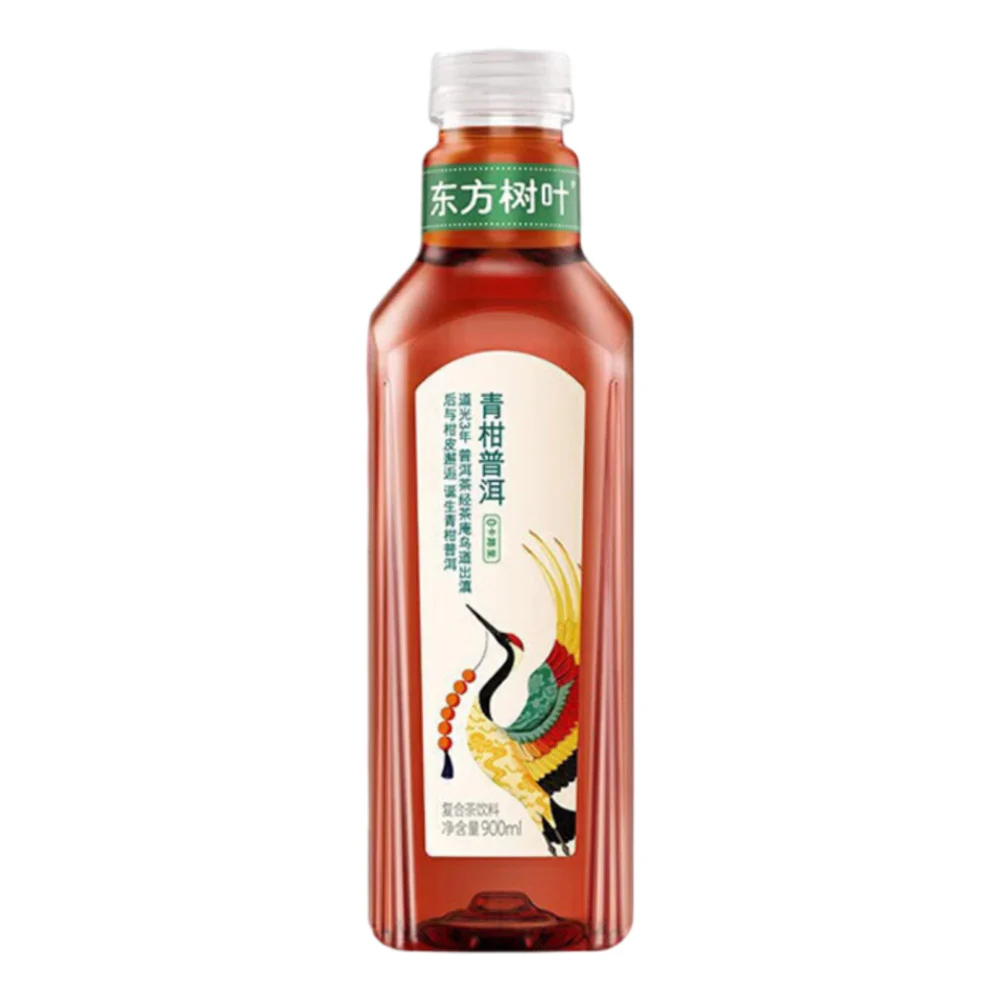 Nongfu Spring Oriental Leaf Sugar-Free Green Mandarin Pu'er Tea 900ml