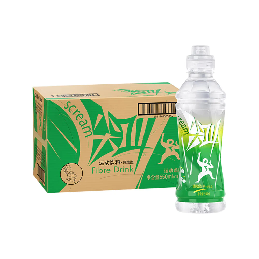 Nongfu Spring Scream Lemon Fiber Sports Drink 550ml - Box of 15