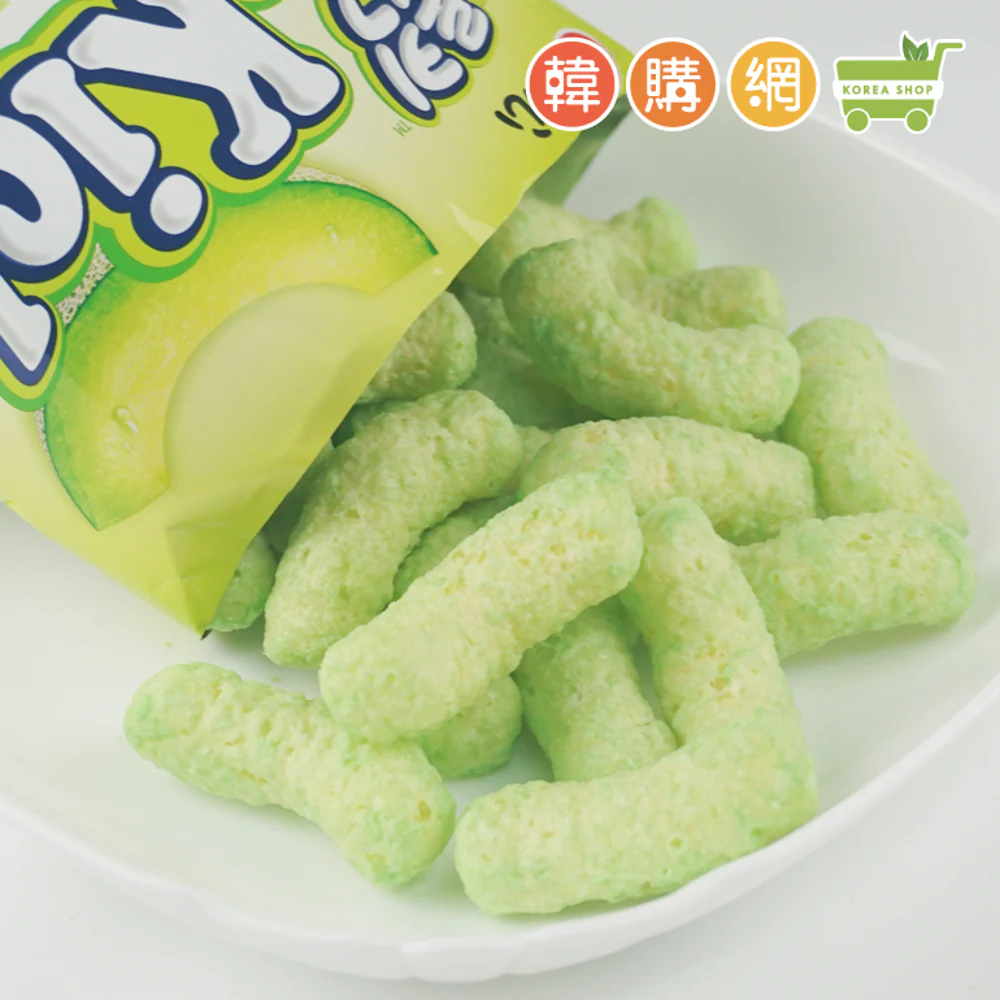 Nongshim Melon Kick Melon Flavour Corn Puffs 45g - Image 2