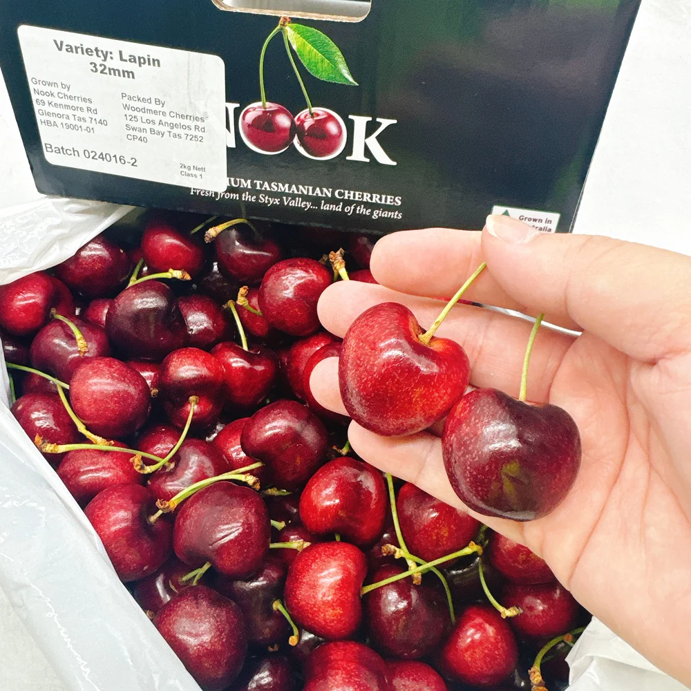 Nook Lapin Cherries Gift Box 32mm+ - 2kg - Image 3
