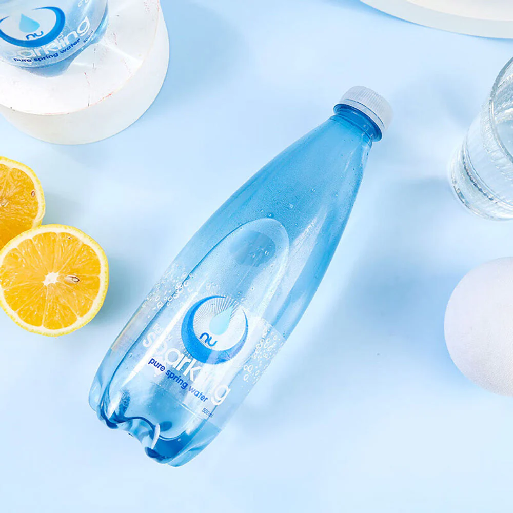 Nu Pure Lightly Sparkling Pure Spring Water - 500ml X2 - Image 2