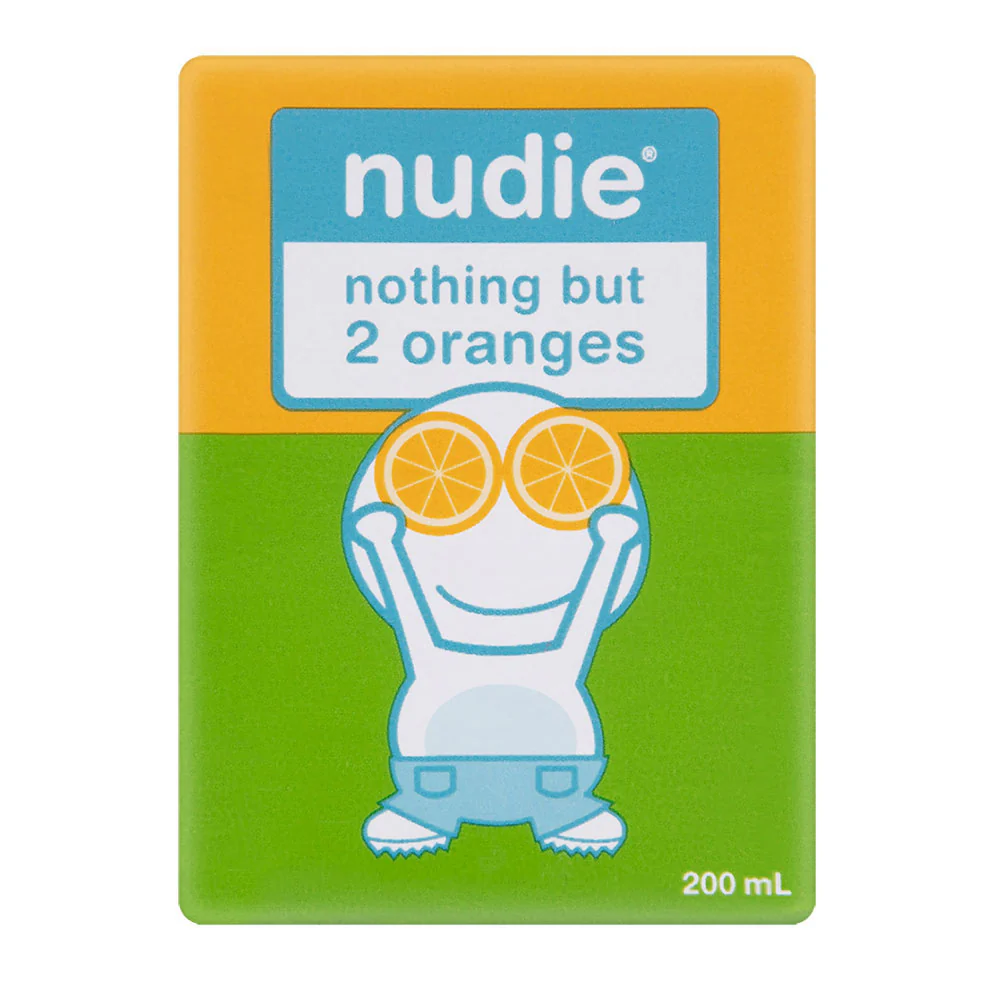 Nudie Kids Pure Orange Juice - 200ml x 10 - Image 2