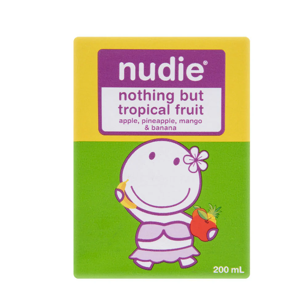 Nudie Kids Pure Tropical Fruit Juice - 200ml x 10 - Image 2