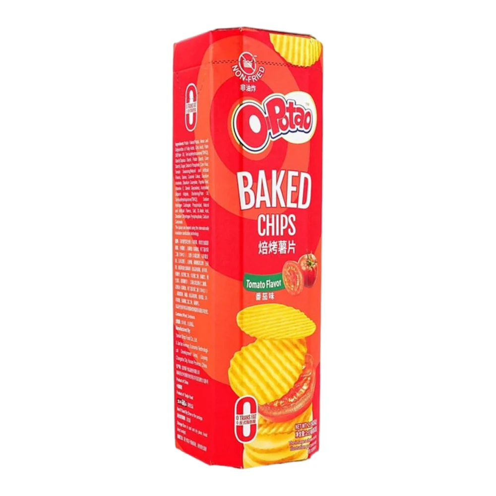 O'Potato Baked Tomato Flavour Potato Chips 62g - Image 2