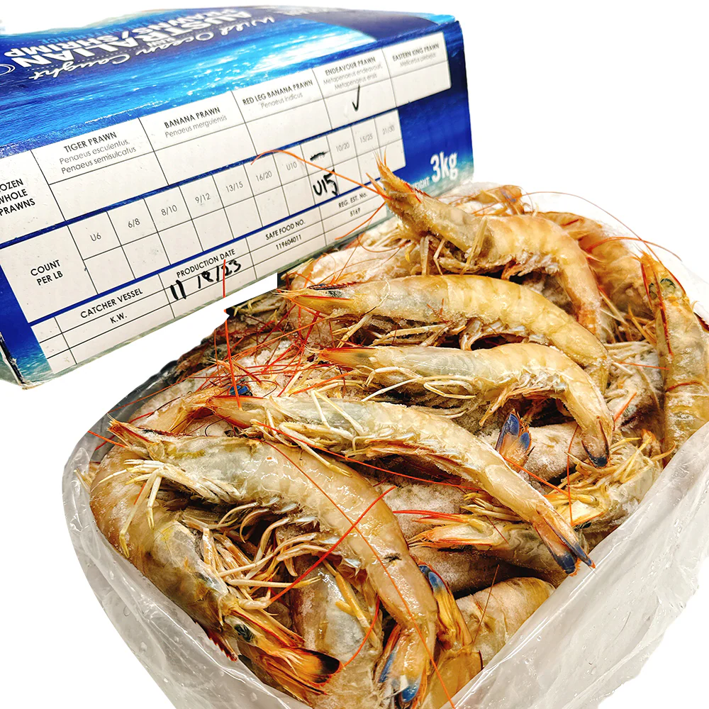 Ocean Australia Wild Caught Prawns U10-20 - 3kg