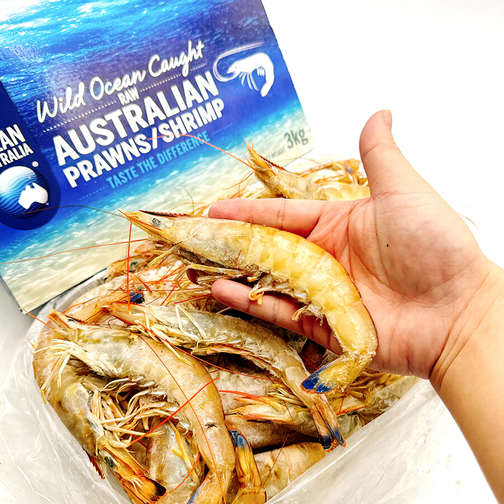 Ocean Australia Wild Caught Prawns U10-20 - 3kg - Image 2