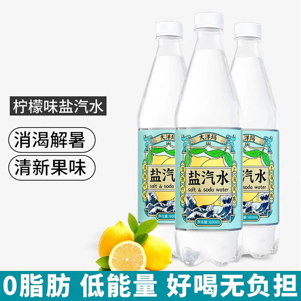 Oceanic Lemon Flavored Salt Soda Water - 600ml X2 - Image 2