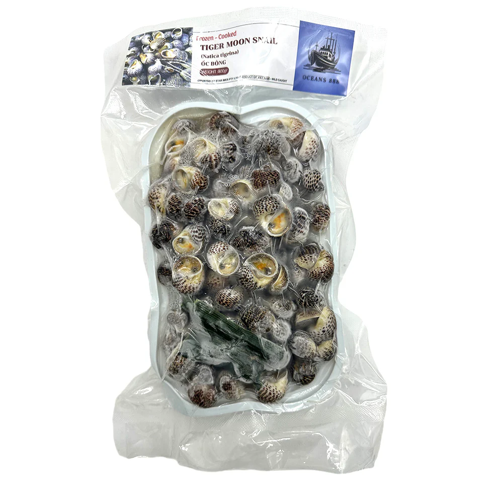 Oceans 888 Frozen Cooked Tiger Moon Snail - 800g - Image 2
