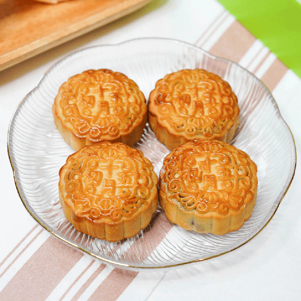 October Fifth Fruits & Green Tea Mooncakes Gift Box - 8 Pieces, 480g - Image 2