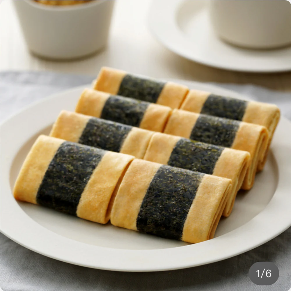 October Fifth Vegetarian Phoenix Rolls with Seaweed 525g - Macau-Style Egg Roll Snack – Limited Import - Image 3