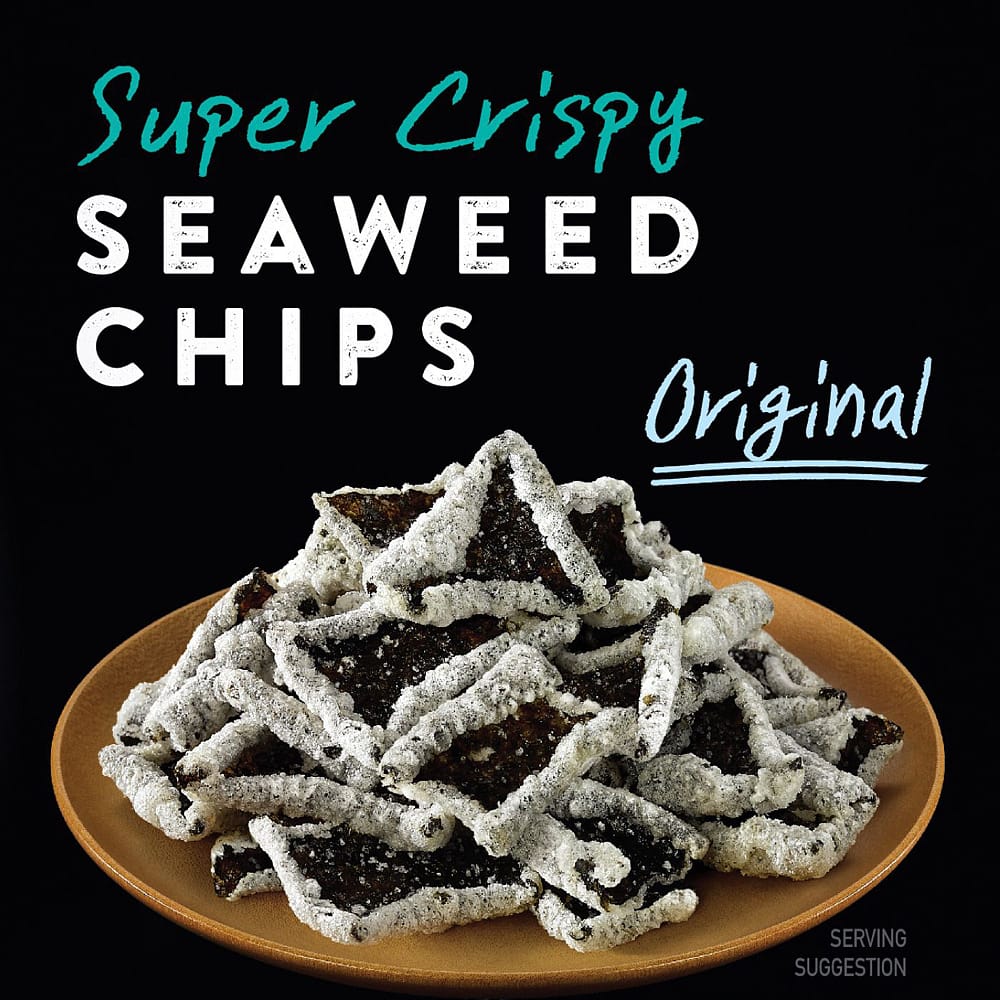 O'Food Super Crispy Seaweed Chips - Original Flavor, 35g - Image 2