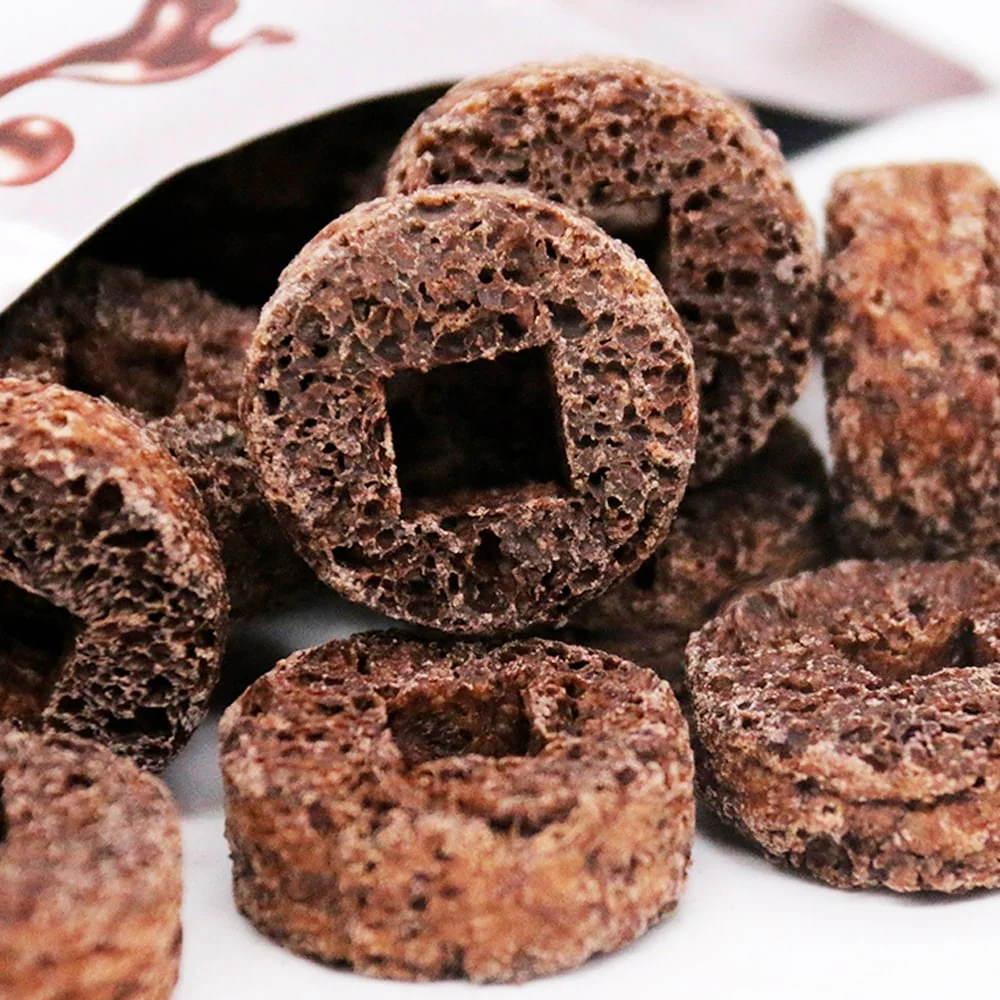 Oishi Chocolate Sponge Crunch - 80g - Image 3