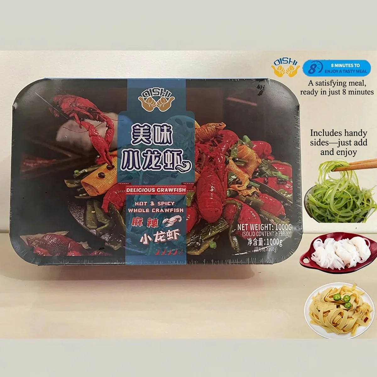 Oishi Food Frozen Hot & Spicy Crawfish - 1kg - Image 3