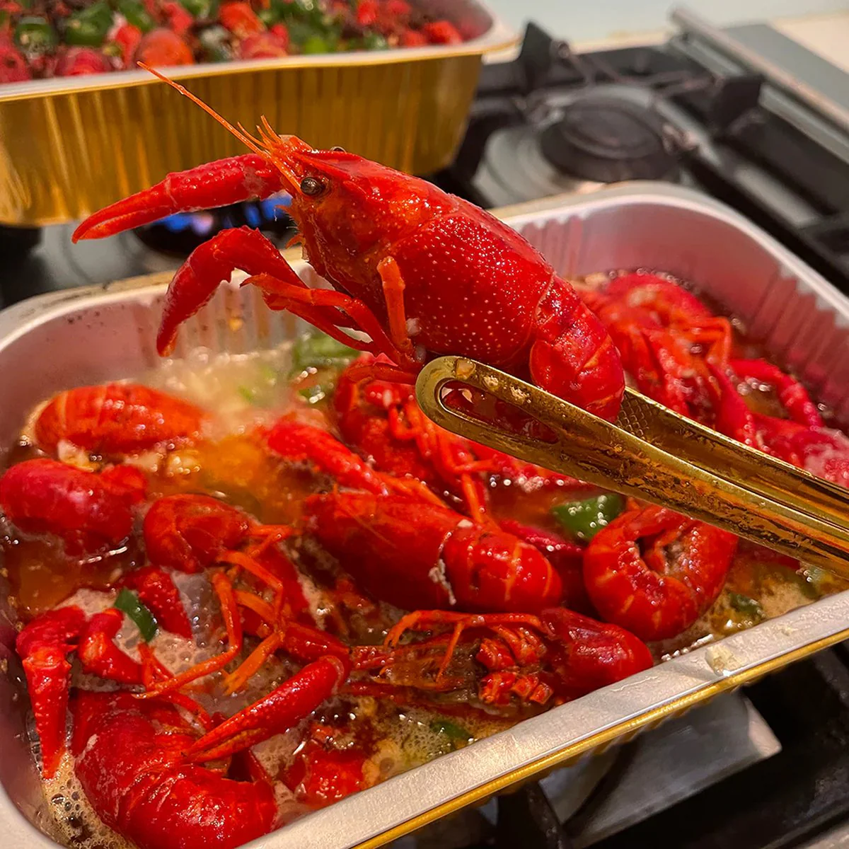 Oishi Food Garlic Flavored Crawfish - 1kg