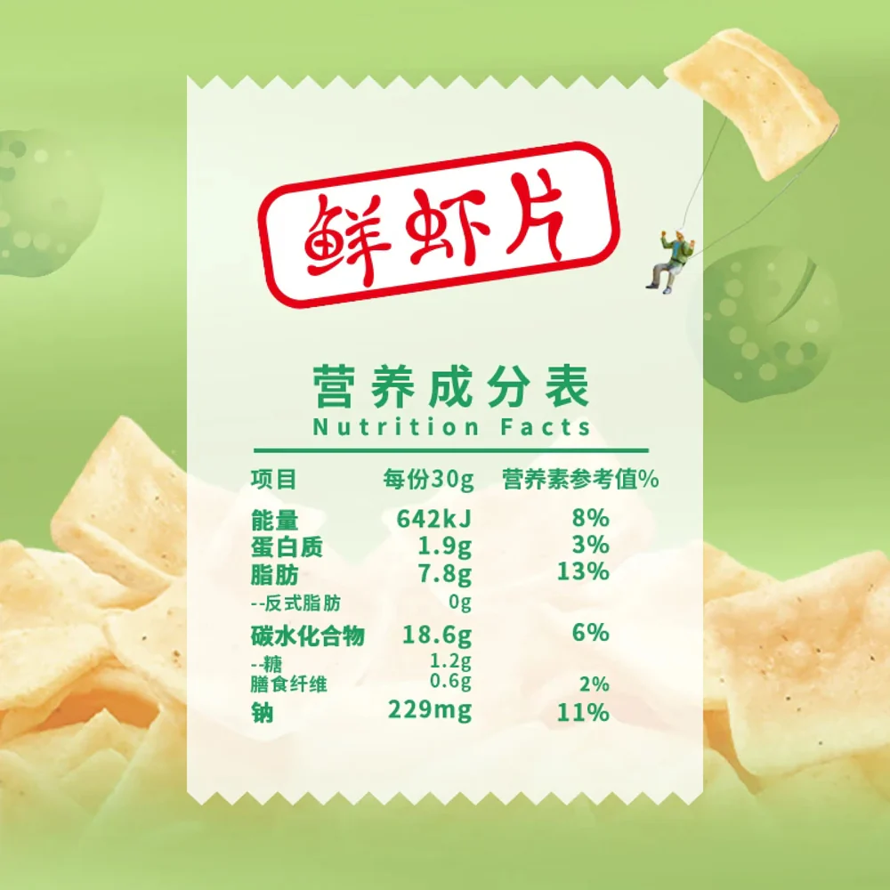 Oishi Shrimp Flakes – Green Sichuan Pepper Flavour 80g - Image 3