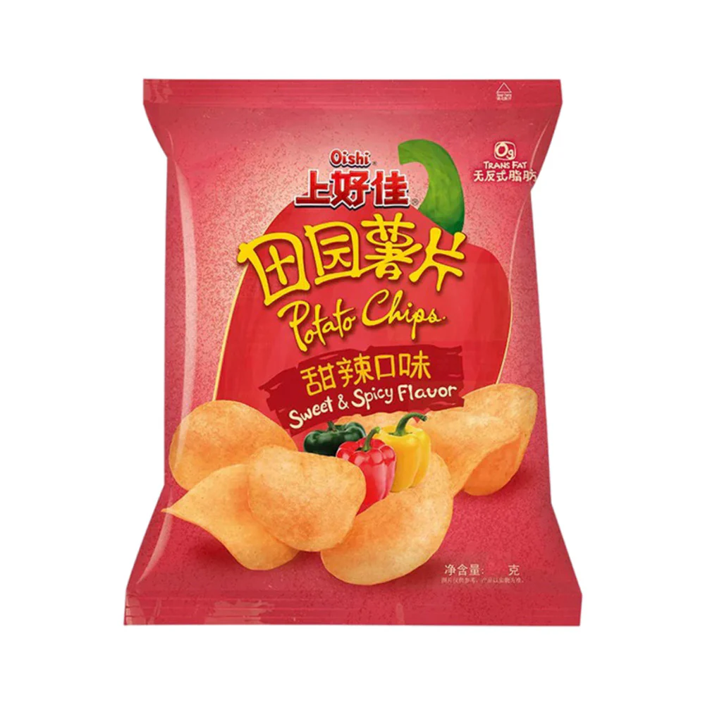 Oishi Sweet & Spicy Potato Chips 70g