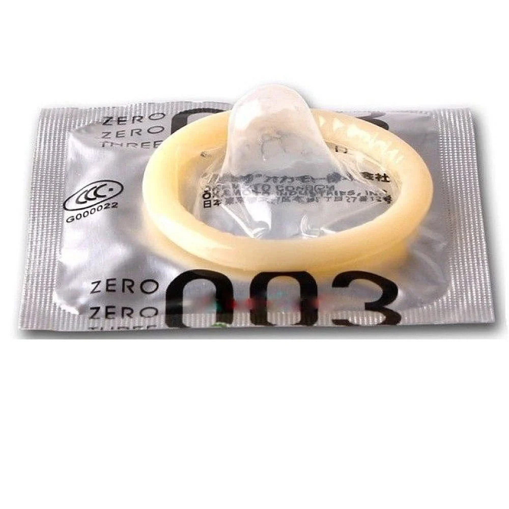 Okamoto 003 Platinum Ultra-Thin Condoms - 3 Pieces - Image 2